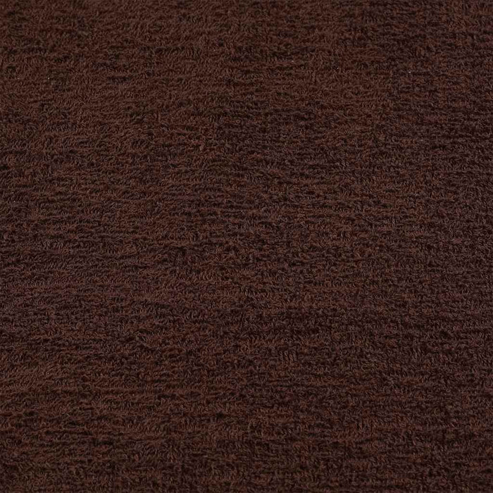 Asciugamani Doccia 2 pz Marrone 70x140 cm 360 g/m² 100% Cotone 136761