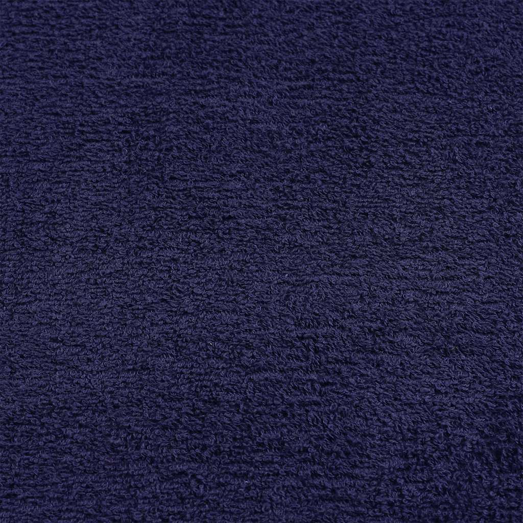 vidaXL Asciugamani da bagno 10 pz FROGN Blu navy 30x30 cm 100% cotone