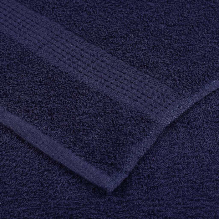 Asciugamani Ospiti 2 pz Blu Marino 30x50cm 360 g/m² 100% Cotone 136779
