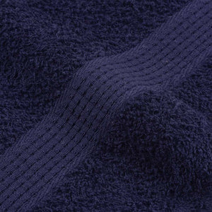 Asciugamani Ospiti 4 pz Blu Marino 30x50cm 360 g/m² 100% Cotone 136780