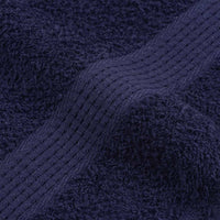 vidaXL Asciugamani Doccia 2 pz Blu Marino 70x140cm 360g/m² 100% Cotone