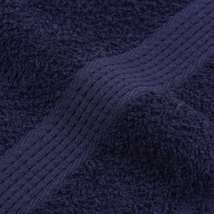 Asciugamani Doccia 2 pz Blu Marino 70x140cm 360g/m² 100% Cotone 136785