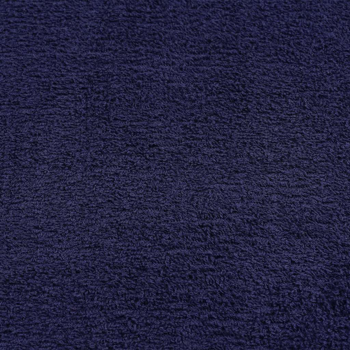 Asciugamani Doccia 4 pz Blu Marino 70x140cm 360g/m² 100% Cotone 136786