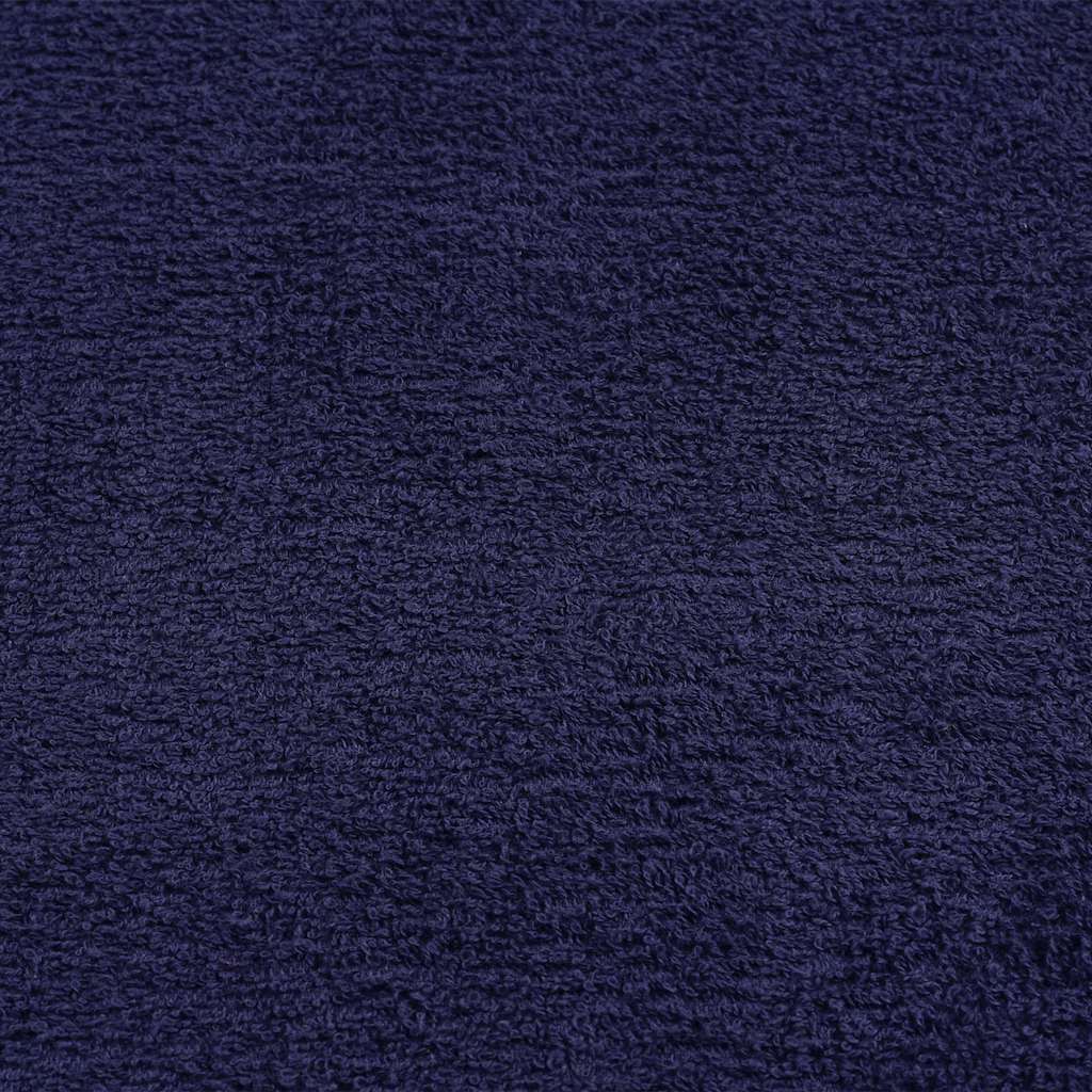vidaXL Asciugamani Doccia 4 pz Blu Marino 70x140cm 360g/m² 100% Cotone