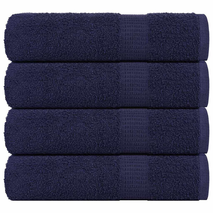 Asciugamani da Bagno 4 pz 100x150 cm 360 g/m² 100% Cotone 136789