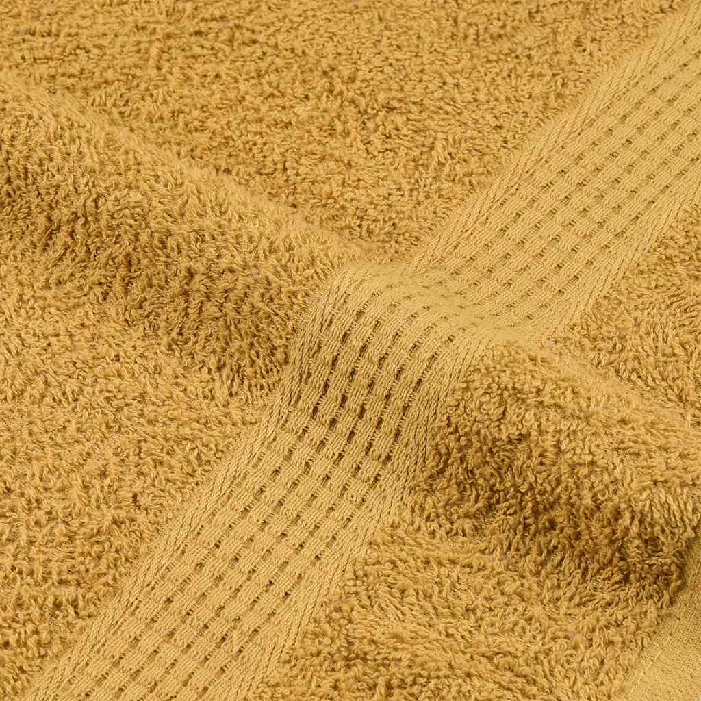 Asciugamani per Sapone 4 pz Oro 30x30 cm 360 g/m² 100% Cotone 136801