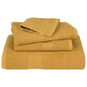 Asciugamani 10 pz Oro 50x100 cm 360 g/m² 100% Cotone 136808