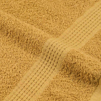 Asciugamani Doccia 4 pz Oro 70x140 cm 360 g/m² 100% Cotone 136810
