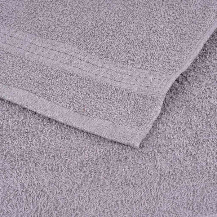 vidaXL Asciugamani Doccia 4 pz Grigio 70x140 cm 360 g/m² 100% Cotone