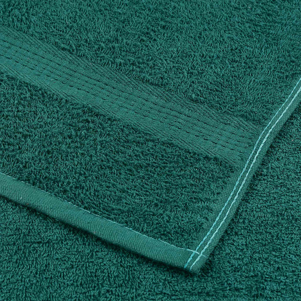 vidaXL Asciugamani da bagno 2 pz FROGN Verde 30x30 cm 100% Cotone