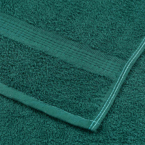 vidaXL Asciugamani da bagno 2 pz FROGN Verde 30x30 cm 100% Cotone