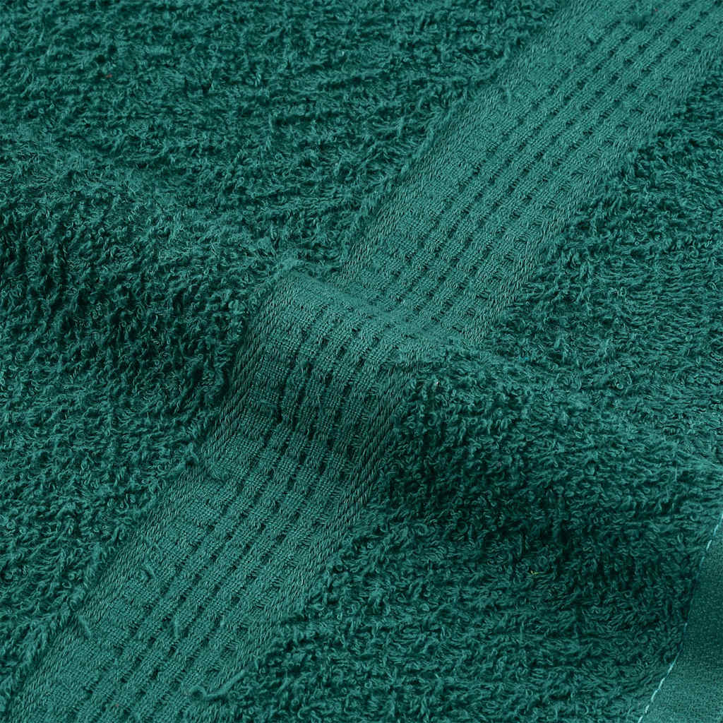 vidaXL Asciugamani Doccia 2 pz Verde 70x140 cm 360 g/m² 100% Cotone