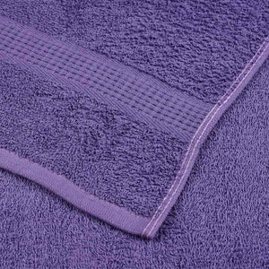 vidaXL Asciugamani da bagno 10 pz FROGN Viola 30x30 cm 100% cotone