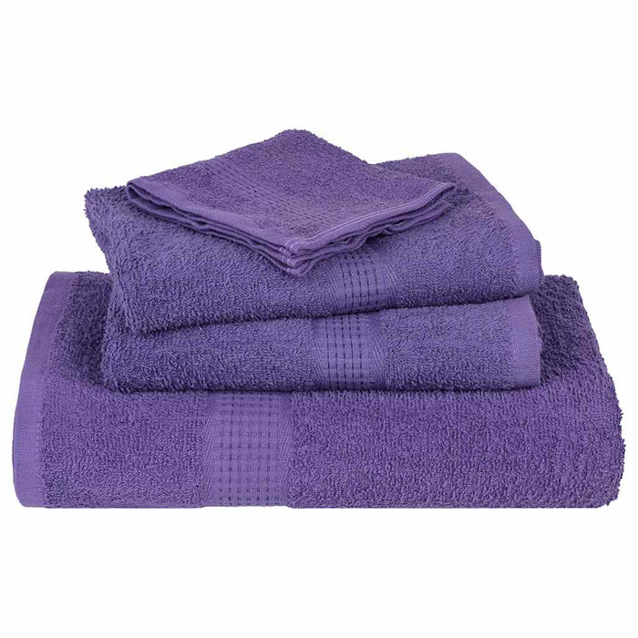 Asciugamani Ospiti 2 pz Viola 30x50 cm 360 g/m² 100% Cotone 136875
