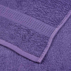 vidaXL Asciugamani Ospiti 2 pz Viola 30x50 cm 360 g/m² 100% Cotone