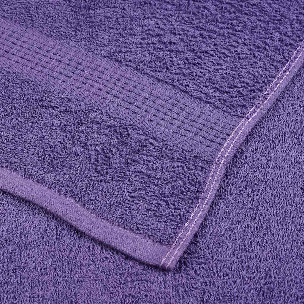 Asciugamani Ospiti 4 pz Viola 30x50 cm 360 g/m² 100% Cotone 136876