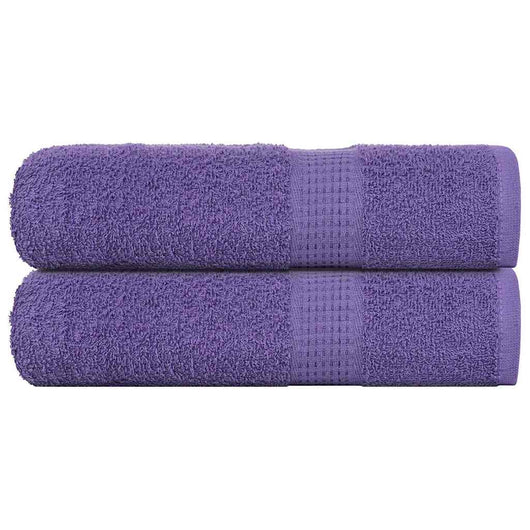 Asciugamani 2 pz Viola 50x100 cm 360 g/m² 100% Cotone 136878