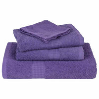 Asciugamani 2 pz Viola 50x100 cm 360 g/mÂ² 100% Cotone
