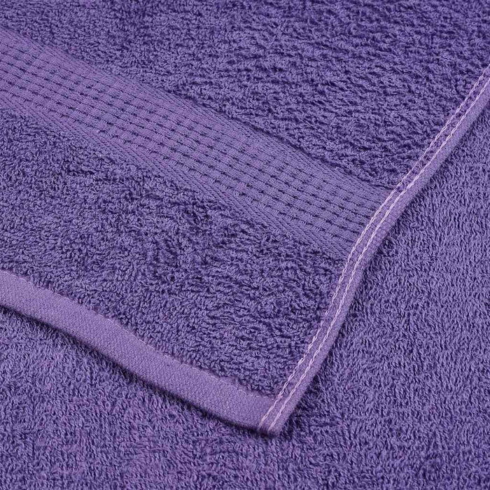 vidaXL Asciugamani 4 pz Viola 50x100 cm 360 g/m² 100% Cotone