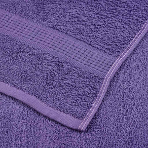 vidaXL Asciugamani 10 pz Viola 50x100 cm 360 g/m² 100% Cotone