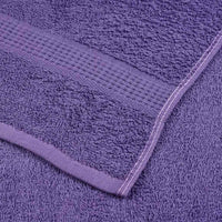 vidaXL Asciugamani Doccia 2 pz Viola 70x140 cm 360 g/m² 100% Cotone