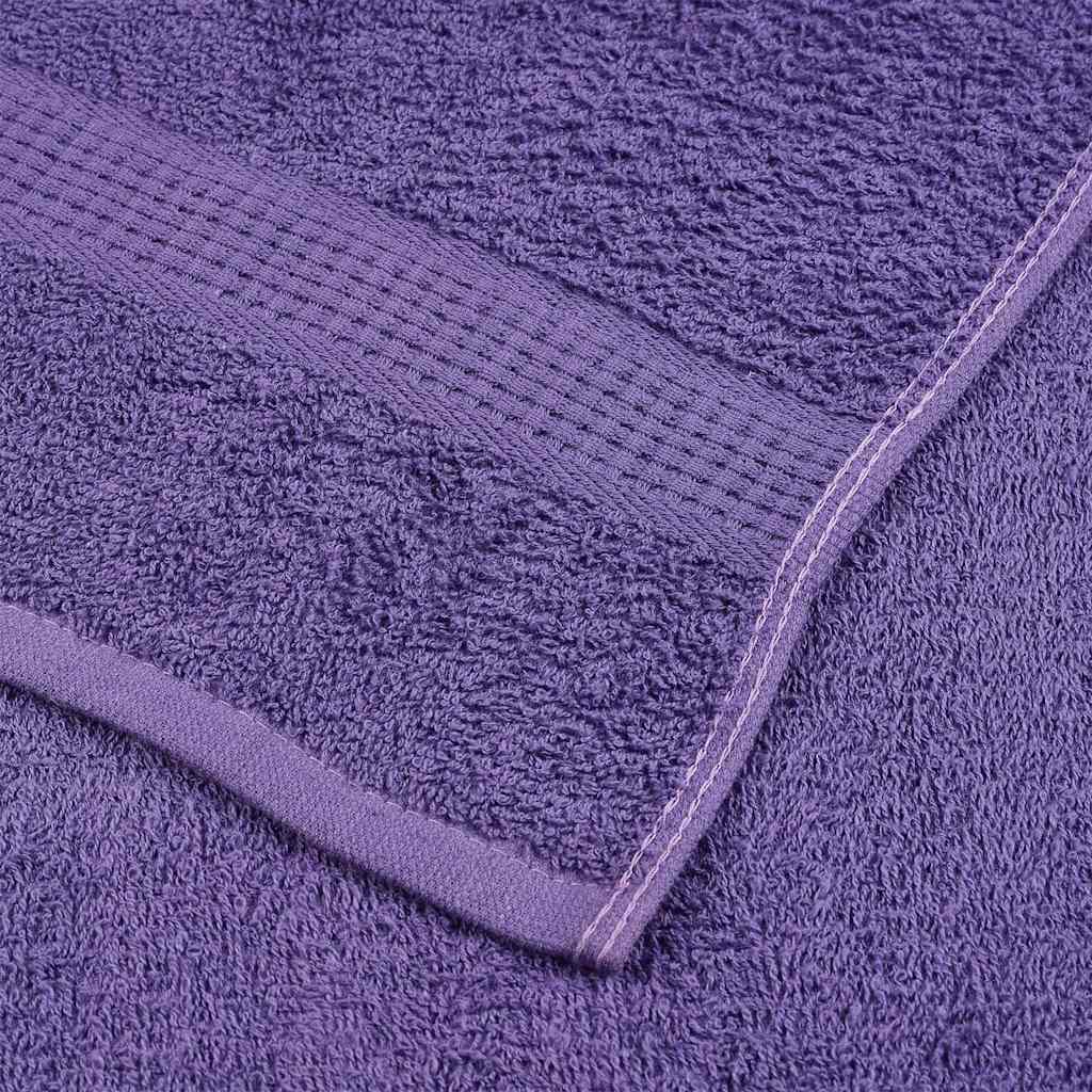 vidaXL Asciugamani Doccia 4 pz Viola 70x140 cm 360 g/m² 100% Cotone