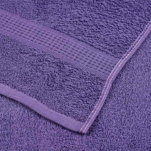 Asciugamani Doccia 4 pz Viola 70x140 cm 360 g/m² 100% Cotone 136882