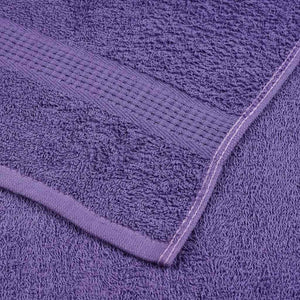 vidaXL Asciugamani da Bagno 2 pz Viola 100x150cm 360g/m² 100% Cotone
