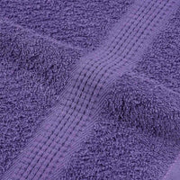 vidaXL Asciugamani per Sauna 10 pz Viola 80x200cm 360g/m² 100% Cotone