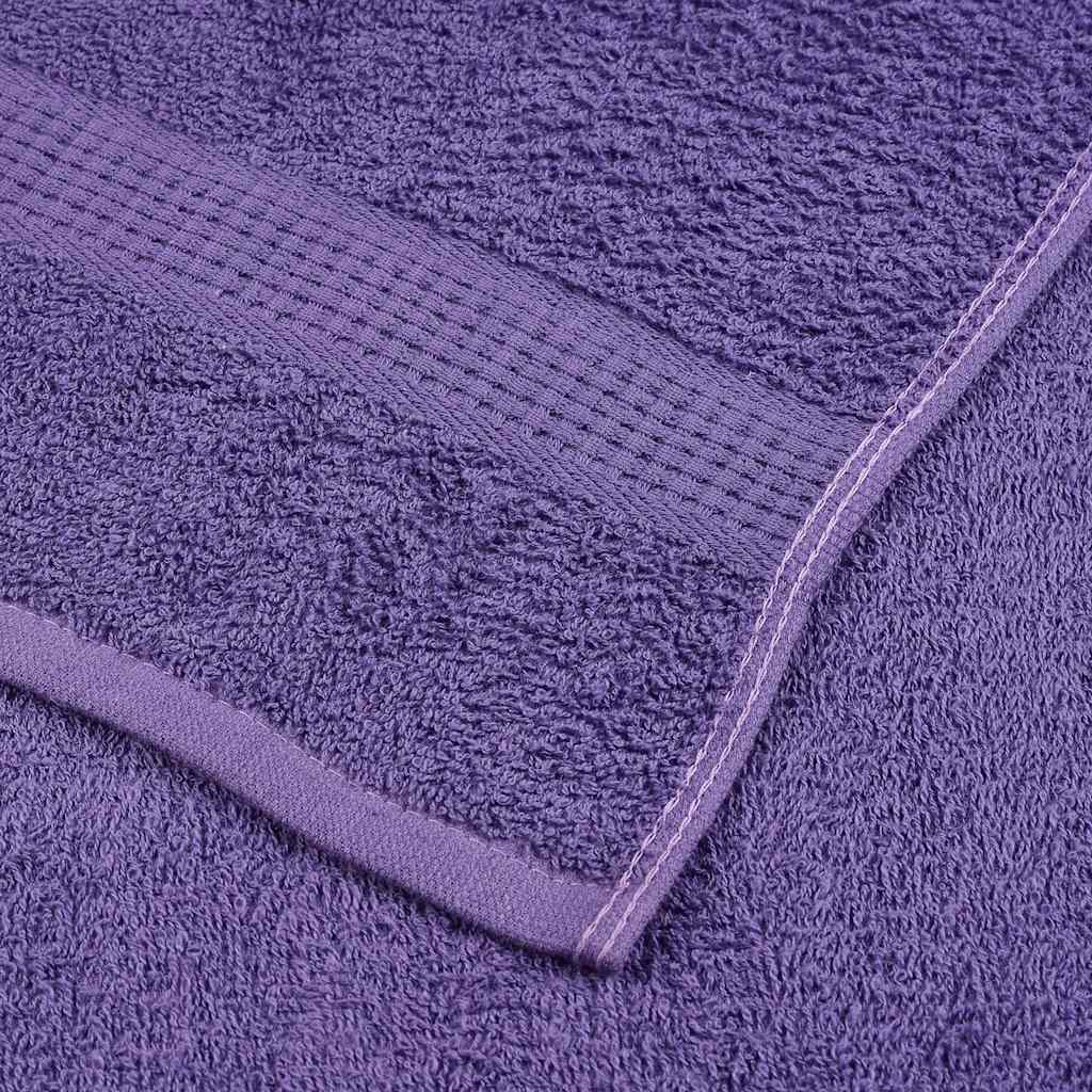 Asciugamani 2 pz Viola 100x200 cm 360 g/m² 100% Cotone 136890