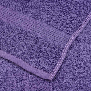Asciugamani 2 pz Viola 100x200 cm 360 g/m² 100% Cotone 136890