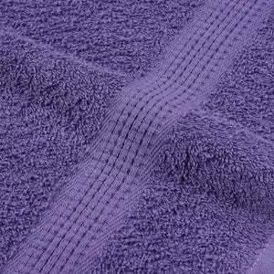 Asciugamani 2 pz Viola 100x200 cm 360 g/mÂ² 100% Cotone
