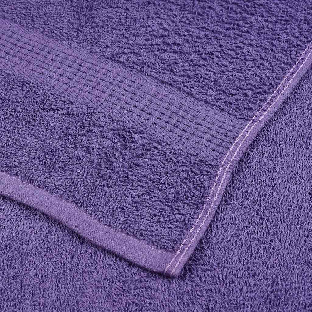 Asciugamani 10 pz Viola 100x200 cm 360 g/m² 100% Cotone 136892