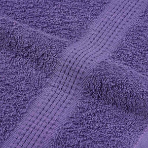 vidaXL Asciugamani 10 pz Viola 100x200 cm 360 g/m² 100% Cotone
