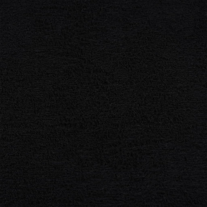 Asciugamani Doccia 2 pz Neri 70x140 cm 360 g/m² 100% Cotone 136953