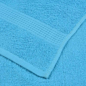 vidaXL Asciugamani Ospiti 2 pz Turchesi 30x50 cm 360 g/m² 100% Cotone