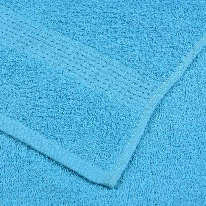 Asciugamani Doccia 2 pz Turchesi 70x140 cm 360 g/m² 100% Cotone 136977