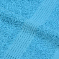 vidaXL Asciugamani Doccia 2 pz Turchesi 70x140 cm 360 g/m² 100% Cotone