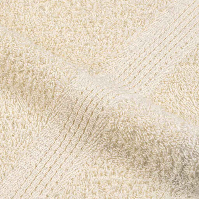 vidaXL Asciugamani 2 pz Crema 50x100 cm 360 g/m² 100% Cotone
