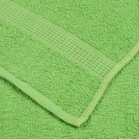 vidaXL Asciugamani Ospiti 2 pz Verde Mela 30x50 cm 360 g/m² Cotone