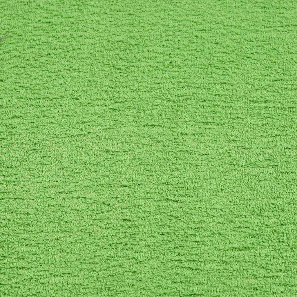 vidaXL Asciugamani Doccia 10pz Verde Mela 70x140cm 360g/m² 100% Cotone