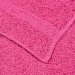 vidaXL Asciugamani Ospiti 4 pz Rosa 30x50 cm 360 g/m² 100% Cotone