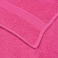 Asciugamani Doccia 4 pz Rosa 70x140 cm 360 g/m² 100% Cotone 137050
