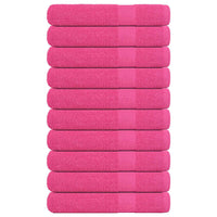 Asciugamani 10 pz Rosa 100x200 cm 360 g/m² 100% Cotone