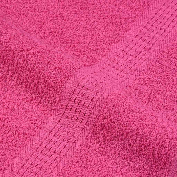 Asciugamani 10 pz Rosa 100x200 cm 360 g/m² 100% Cotone 137060