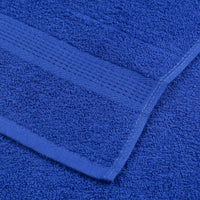 Set Asciugamani 8 pz Blu 360 gsm 100% Cotone