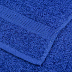 Set Asciugamani 8 pz Blu 360 gsm 100% Cotone