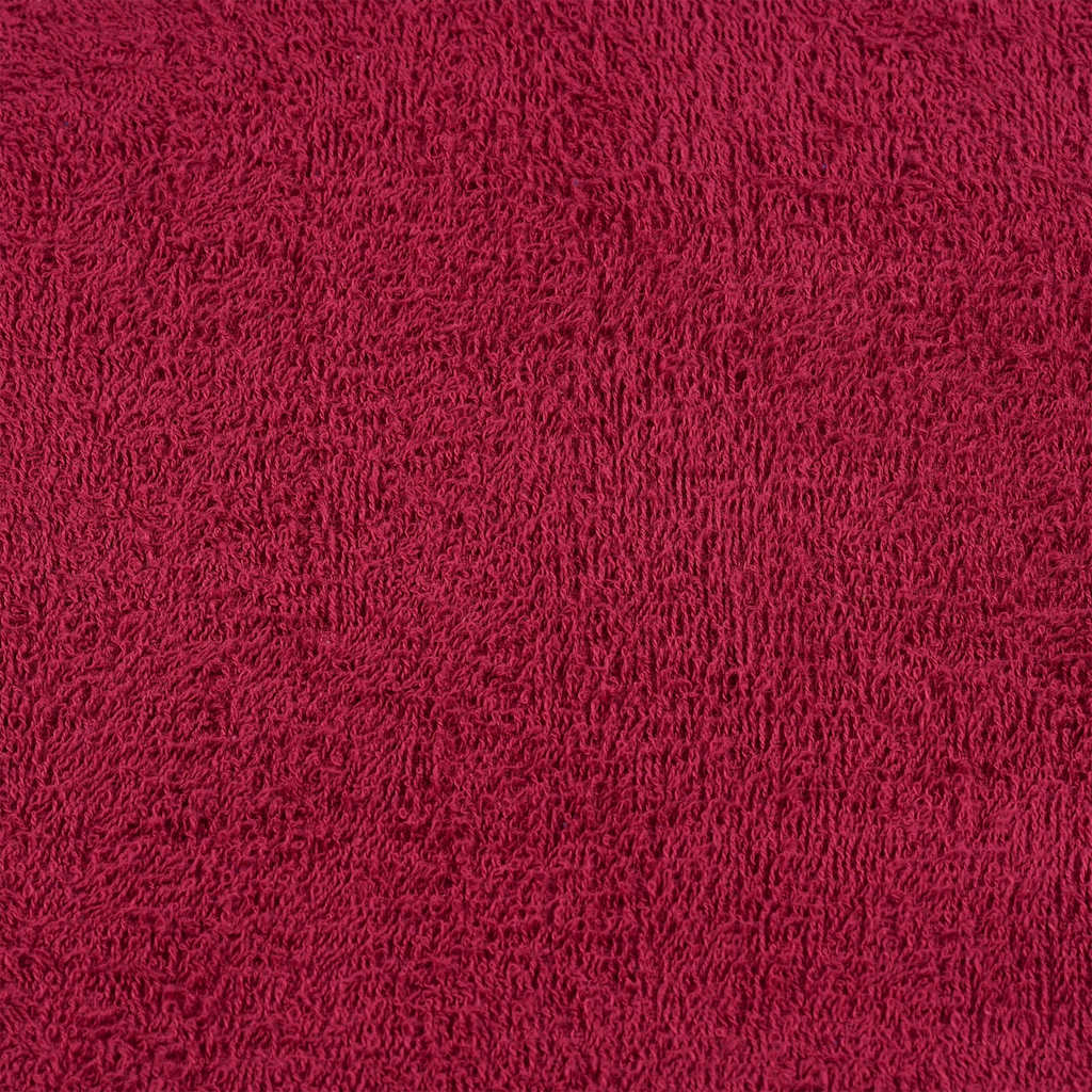 vidaXL Set Asciugamani 8 pz Bordeaux 360 gsm 100% Cotone