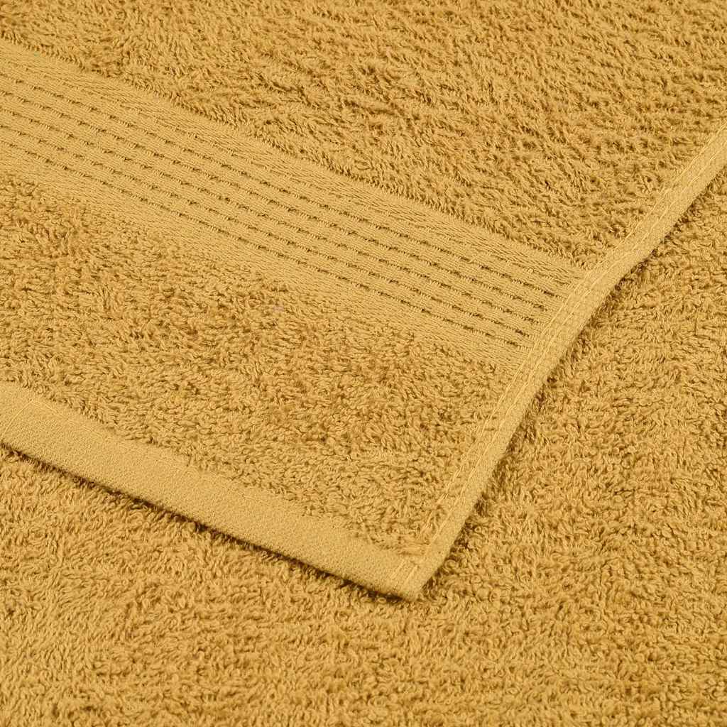 Set Asciugamani 8 pz Oro 360 gsm 100% Cotone 137067