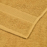 Set Asciugamani 8 pz Oro 360 gsm 100% Cotone 137067